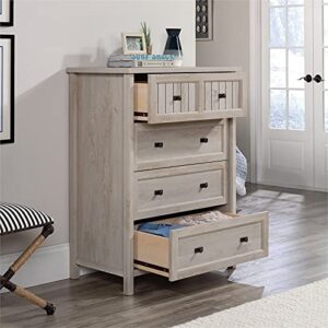 Sauder Costa 4-Drawer Chest in Chalked Chestnut, Chalked Chestnut Finish