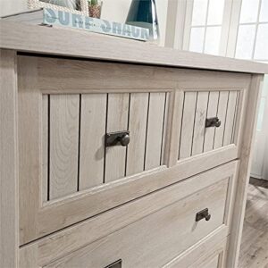 Sauder Costa 4-Drawer Chest in Chalked Chestnut, Chalked Chestnut Finish