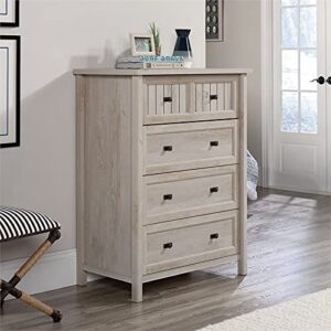 Sauder Costa 4-Drawer Chest in Chalked Chestnut, Chalked Chestnut Finish