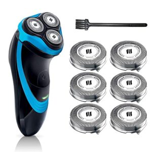 sh30 replacement heads for philips norelco shaver series 3000, 2000, 1000 and s738 with durable sharp blade, comfortcut replacement blades, razor blades for philips norelco s1560, sh30 philips head
