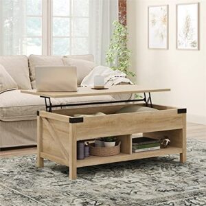 Sauder Bridge Acre Wood Lift-Top Coffee Table in Orchard Oak, Orchard Oak Finish