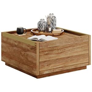Sauder Manhattan Gate Engineered Wood Coffee Table in Sindoori Mango/Natural