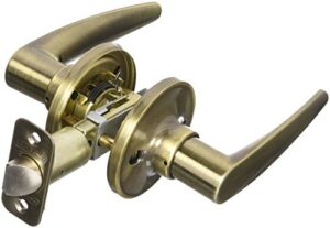 schlage lock company j10vdov609 schlage dover passage levers, antique brass