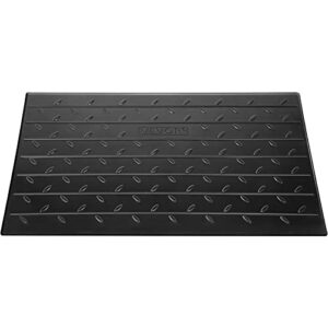 VEVOR Rubber Threshold Ramp,Threshold Ramp Doorway, 3 Channels Cord Cover Rubber Solid Threshold Ramp, Rubber Angled Entry Rated 2200 Lbs Load Capacity for Wheelchair and Scooter (2.6" H)