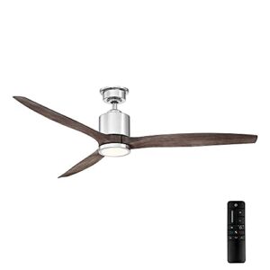 home decorators collection yg749-pn triplex 60” led polished nickel ceiling fan