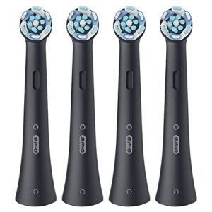 iO Series Ultimate Clean Replacement Brush Head for Oral-B iO Series Electric Toothbrushes, Black, (Pack of 4)