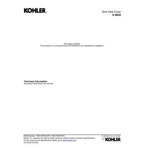 KOHLER K8830-VS, one-size, Vibrant Stainless