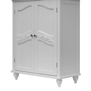 Elegant Home Fashions Versailles Floor Cabinet with 2 Doors