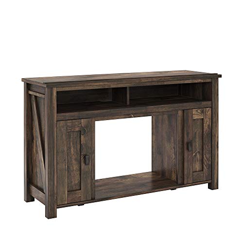 Ameriwood Home Farmington Electric Fireplace TV Console for TVs up to 50", Rustic