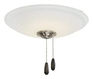 minka-aire universal led ceiling fan light kit – white – k9115l