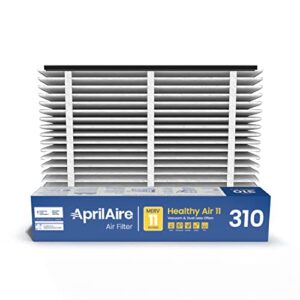aprilaire 310 replacement filter for aprilaire whole house air purifiers – merv 11, clean air & dust, 20x20x4 air filter (pack of 1)