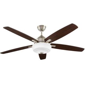 home decorators collection 51714 60″ sudler ridge led brushed nickel ceiling fan