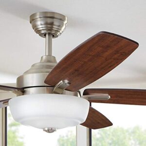 Home Decorators Collection 51714 60" Sudler Ridge LED Brushed Nickel Ceiling Fan