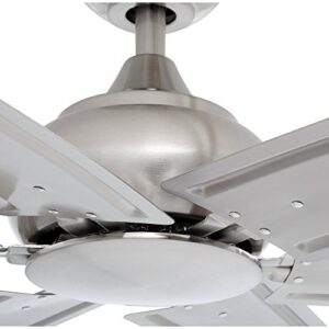 Fenceham 84 inches Indoor Brushed Nickel Ceiling Fan with Remote Control