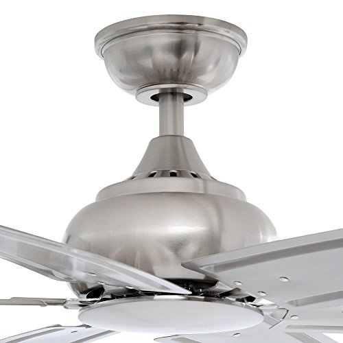 Fenceham 84 inches Indoor Brushed Nickel Ceiling Fan with Remote Control