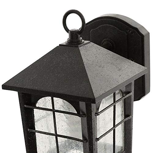 Brimfield Outdoor Aged Iron Wall Lantern