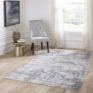 Momeni Rugs Juliet Collection Area Rug, 7'6" x 9'6", Blue