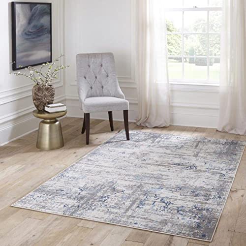 Momeni Rugs Juliet Collection Area Rug, 7'6" x 9'6", Blue