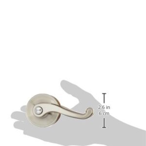 SCHLAGE J Series Dexter Satin Nickel Universal Turn-Lock Privacy Door Lever