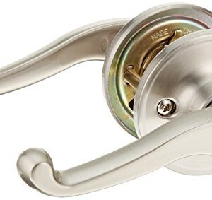 SCHLAGE J Series Dexter Satin Nickel Universal Turn-Lock Privacy Door Lever