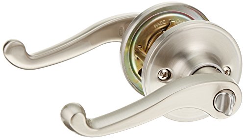 SCHLAGE J Series Dexter Satin Nickel Universal Turn-Lock Privacy Door Lever