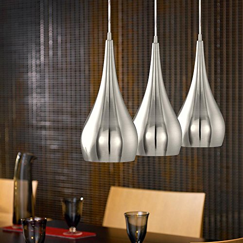 Home Decorators Collection 3-Light Matte Nickel Multi Pendant