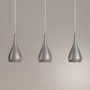 Home Decorators Collection 3-Light Matte Nickel Multi Pendant