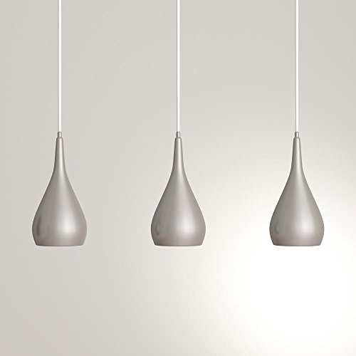 Home Decorators Collection 3-Light Matte Nickel Multi Pendant