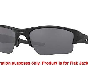 Oakley Original Flak Jacket XLJ OO9009 PRIZM Road Replacement Lenses For Men For Women+BUNDLE Microfiber Cloth Bag