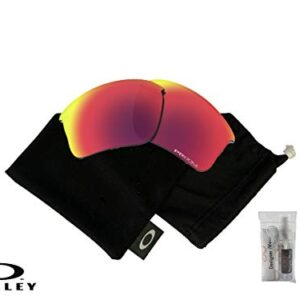 Oakley Original Flak Jacket XLJ OO9009 PRIZM Road Replacement Lenses For Men For Women+BUNDLE Microfiber Cloth Bag