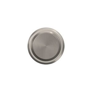 Schlage F10 BWE 619 GSN Bowery Door Knob with Greyson Trim, Hall & Closet Passage Lock, Satin Nickel