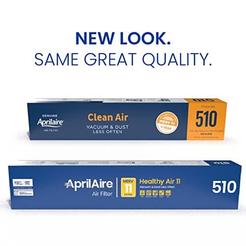 AprilAire 510 Replacement Filter for AprilAire Whole House Air Purifiers - MERV 11, Clean Air & Dust, 31x28x4 Air Filter (Pack of 1)