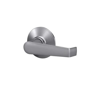 SCHLAGE F10 CSV ELA 626 Commercial Series Elan Door Lever, Hall & Closet Passage Lock, Satin Chrome