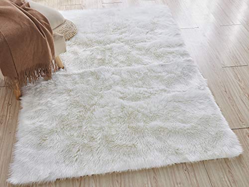 Home Decorators Collection Sheepskin Area Rug, 5'X8' , White