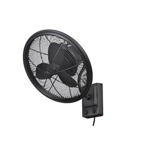 home decorators collection bentley ii 18 in. oscillating natural iron wall fan