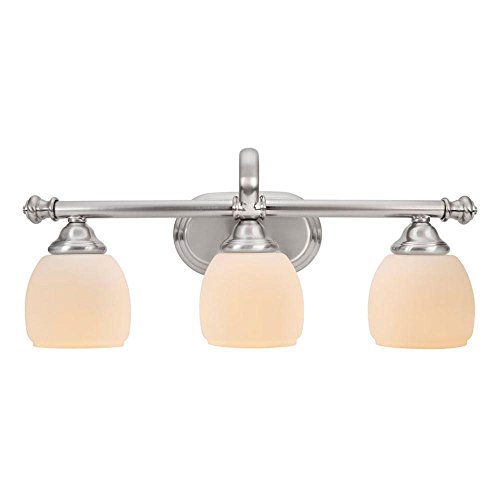 Home Decorators Collection Cedar Cove 3-light Brushed Nickel Bath Light 10000031004