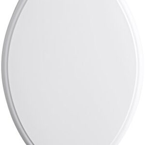 KOHLER K-4733-95 Glenbury Quiet-Close with Grip-Tight Bumpers Elongated Toilet Seat, Ice Grey