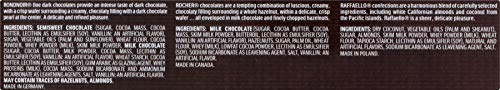 Ferrero Collection Premium Gourmet Assorted Hazelnut Milk Chocolate, Dark Chocolate and Coconut, A Great Easter Gift, 24 Count