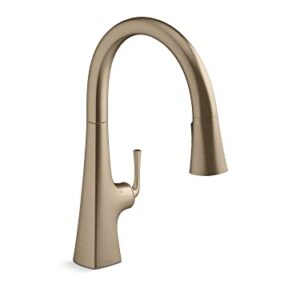 Kohler 22068-BV K-22068-BV Graze Touchless Kitchen Sink Faucet, Vibrant Brushed Bronze