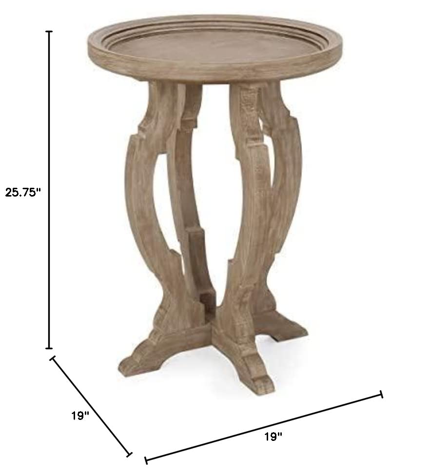 Christopher Knight Home Doris French Country Accent Table with Round Top, Natural