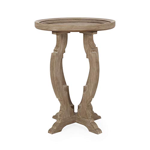 Christopher Knight Home Doris French Country Accent Table with Round Top, Natural
