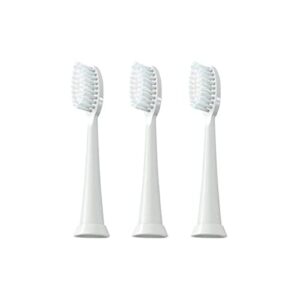 tao clean sonic electric toothbrush replacement heads (3-pack) – replacement heads for the tao clean electric toothbrush and docking station, white