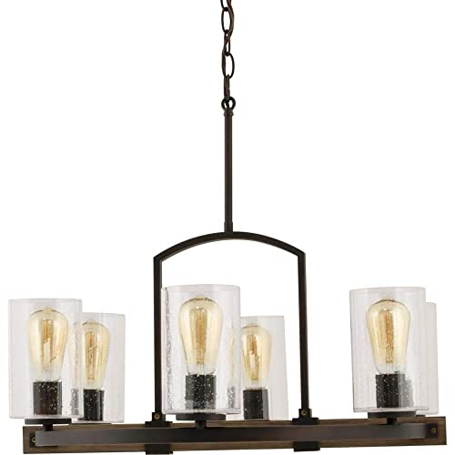 Newbury Manor Collection 6-Light Vintage Bronze Chandelier