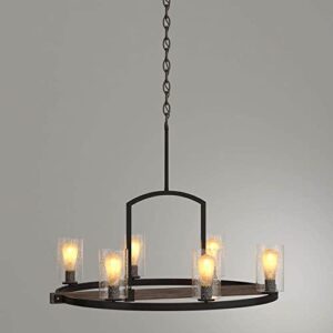 Newbury Manor Collection 6-Light Vintage Bronze Chandelier