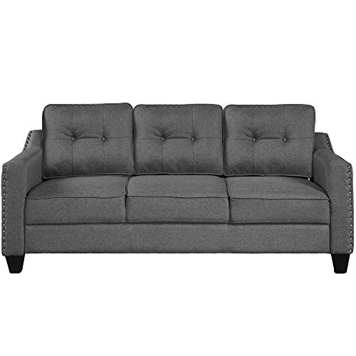 Merax 3 Piece Sectional Sofa, Living Room Furniture Set Sofa Set Include Armchair Loveseat Couch Tufted Cushions