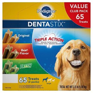 Pedigree Dentastix 65 Piece Variety Pack, 3.5 Pound