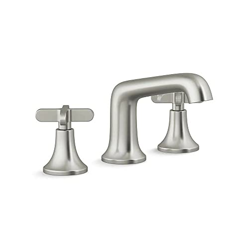 Kohler Setra 8 in. Widespread 2-Handle Bathroom Faucet in Vibrant Brushed Nickel| Premium Material