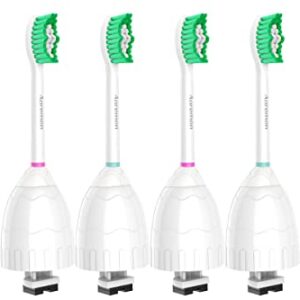 Aoremon Replacement Toothbrush Heads for Philips Sonicare E-Series Essence HX7022/66 and other Screw-on Electric Toothbrush Model, 6 Pack