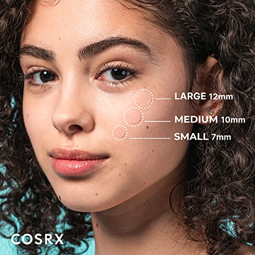 COSRX Acne Pimple Patch Absorbing Hydrocolloid Original 3 Size Patches for Blemishes and Zits Cover, Spot Stickers for Face and Body, Not Tested on Animals, No Toxic Ingredients (240 Count (Pack of 10))