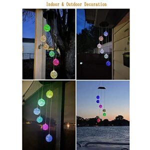 Gifts for Women, Solar Wind Chime for Porch Decor, Solar Lights Outdoor Decorative Garden Decor Patio Decorations, Birthday Gifts for Women Mom Grandma, Unique Gifts for Women